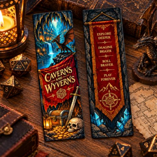 Caverns and Wyverns Bookmark 3 preview