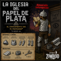 Armadura de La Iglesia Del PAPEL DE PLATA