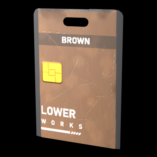 Lower Works - Brown Keycard
