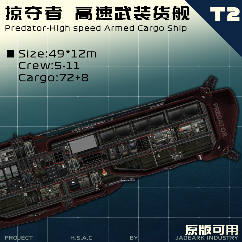 Predator - High-Speed Armed Cargo Ship T2 – Barotrauma Mod
