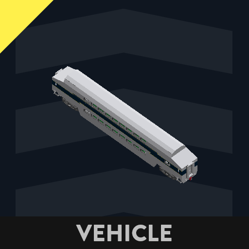 WABsim Passanger Railcar Dual level 75 seat
