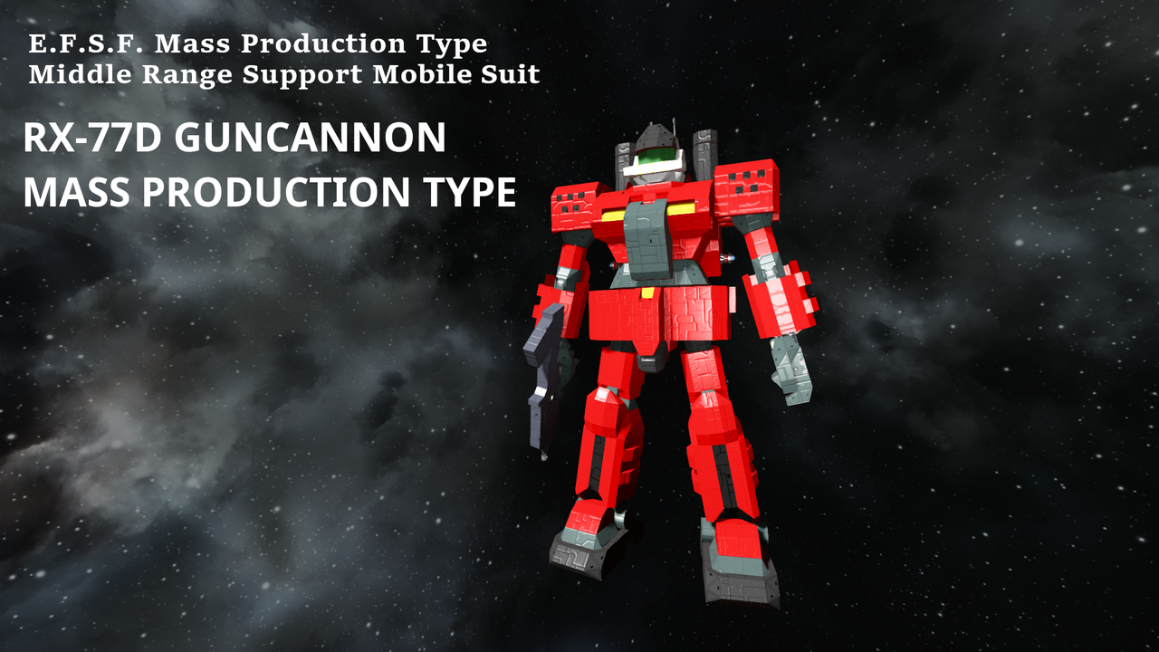RX-77D GUNCANNON MASS PRODUCT TYPE