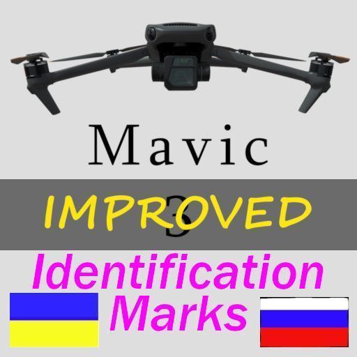 Mavic 3 - Improved - Identification Marks mod
