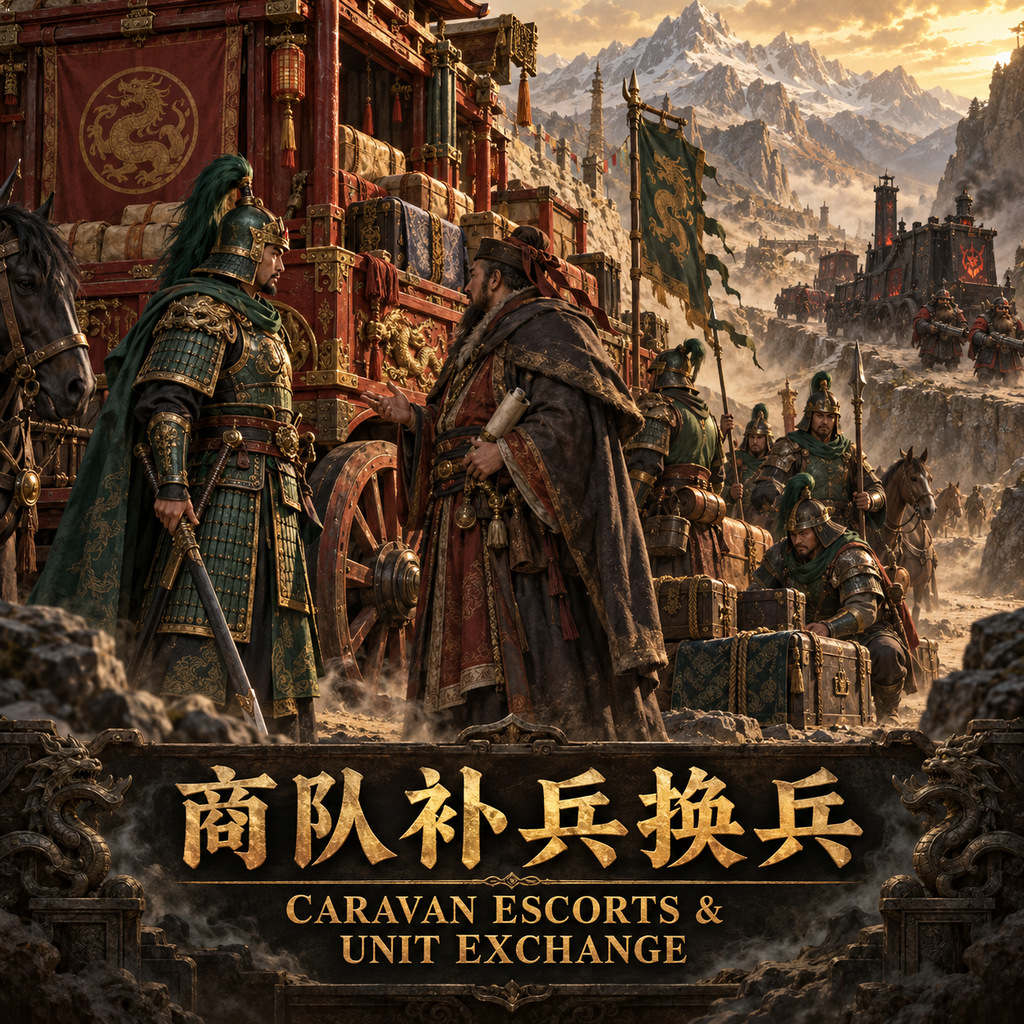 商队补兵与换兵 | Caravan Escorts & Unit Exchange