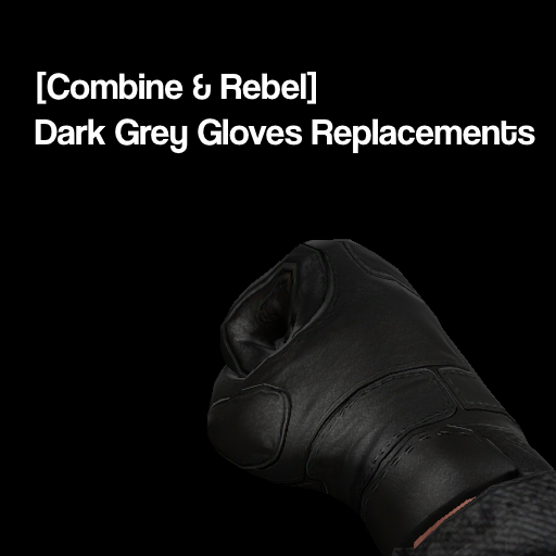 [Combine & Rebel] Dark Grey Gloves Replacements preview