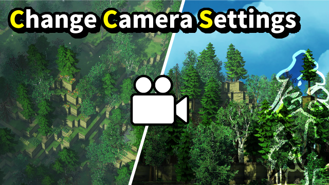 Change camera settings