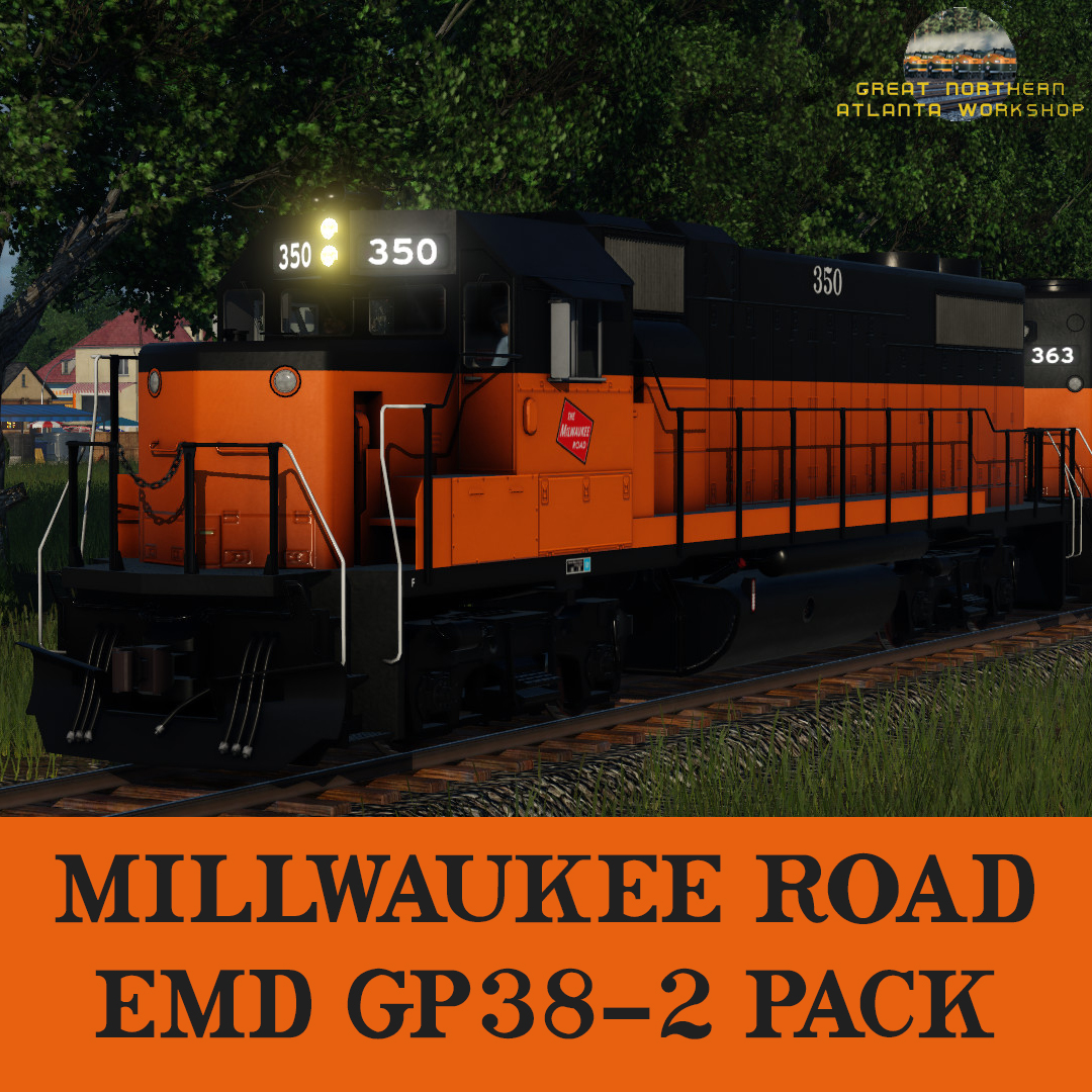 Milwaukee Road EMD GP38-2 Pack