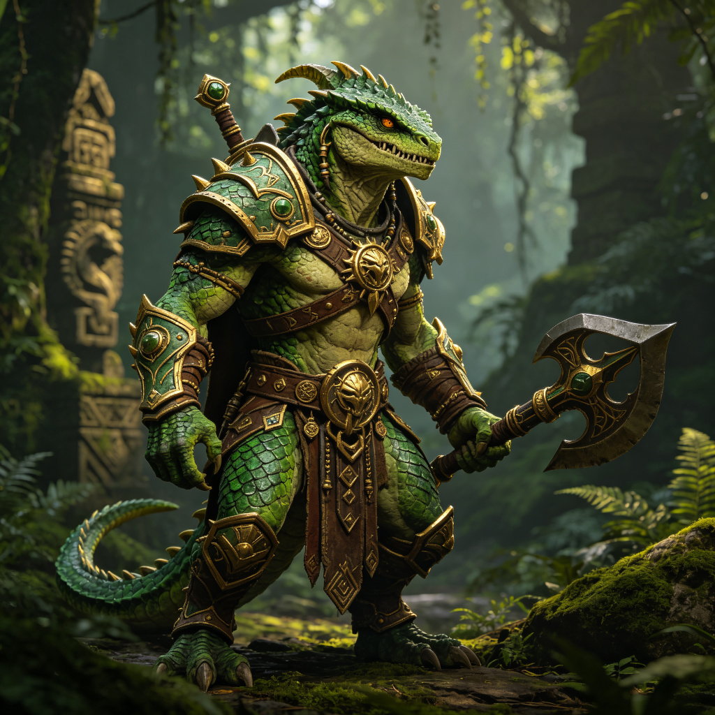 蜥蜴人蜥人战士强化 / Lizardmen Saurus Warriors Enhancement