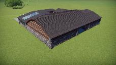 Rustic Pachyrhinosaurus Barn