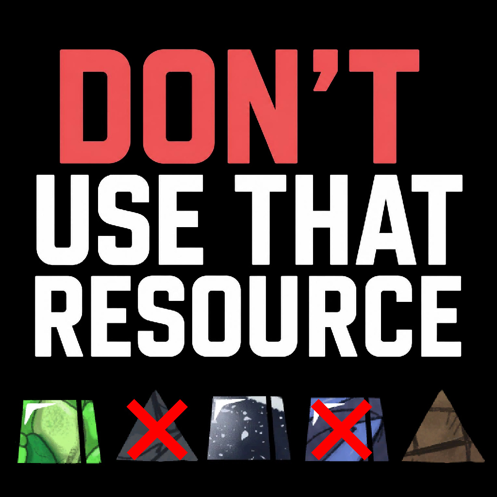 Don't use that resource