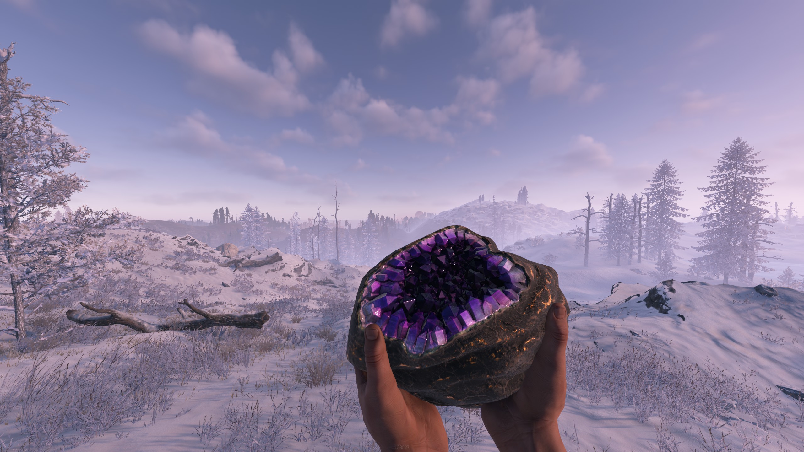 Amethyst Geode Rock thumbnail 3