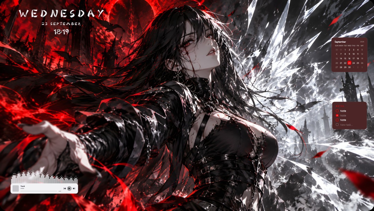Red and White Anime