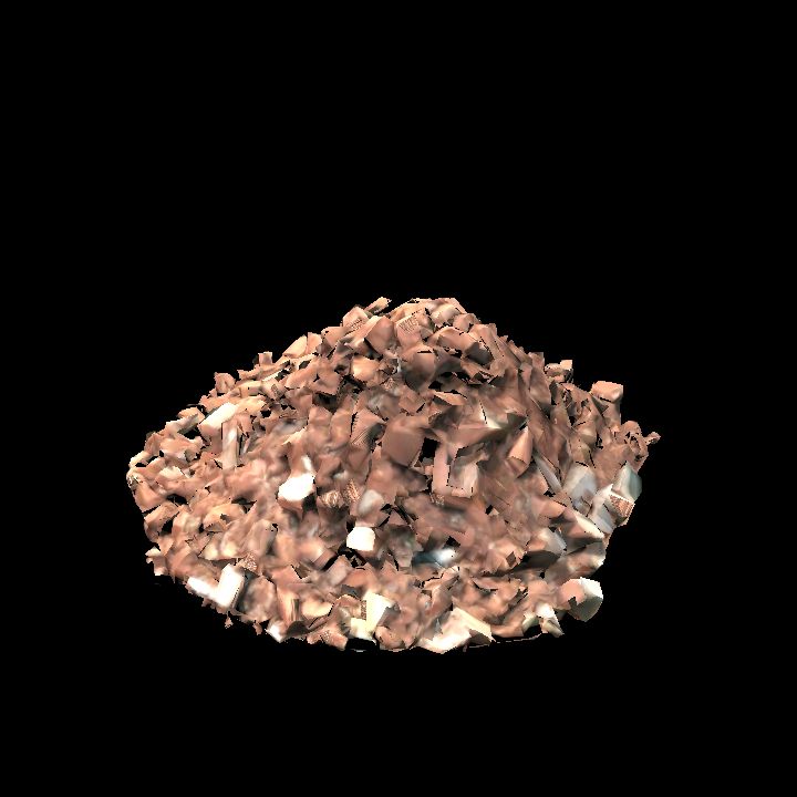 Brick rubble pile 1