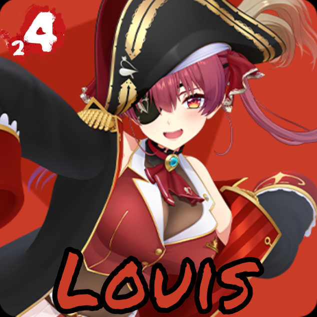 Houshou Marine as Louis