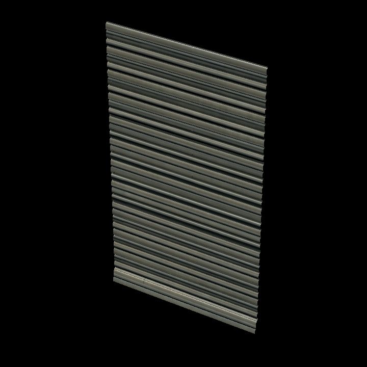 Corrugated wall 1x1 #1