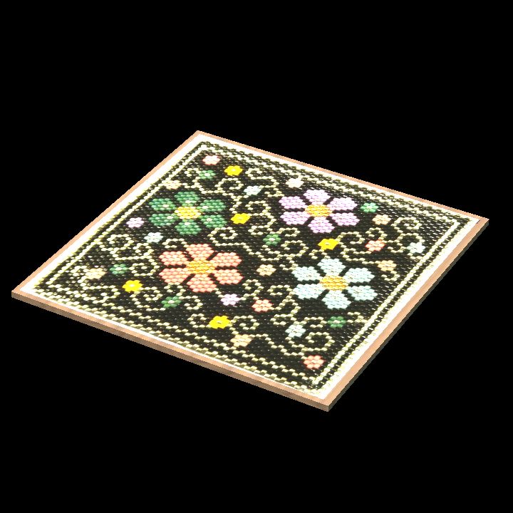 Flowers Beaded Coaster