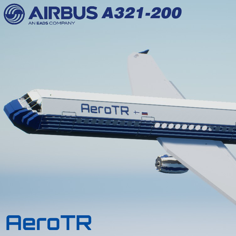 Softbody AIR LINER Airbus A321-200 AeroTR Airlines