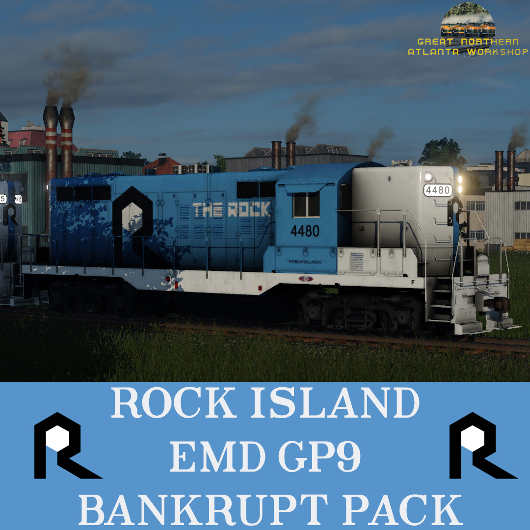 Chicago, Rock Island & Pacific GP9's Bankrupt Pack