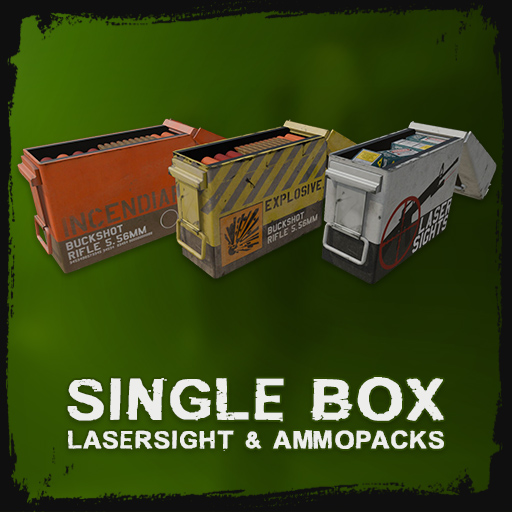 Single Box Lasersight & Ammopacks