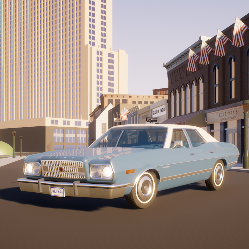 1973 Ford Gran Torino (Opening Doors!)