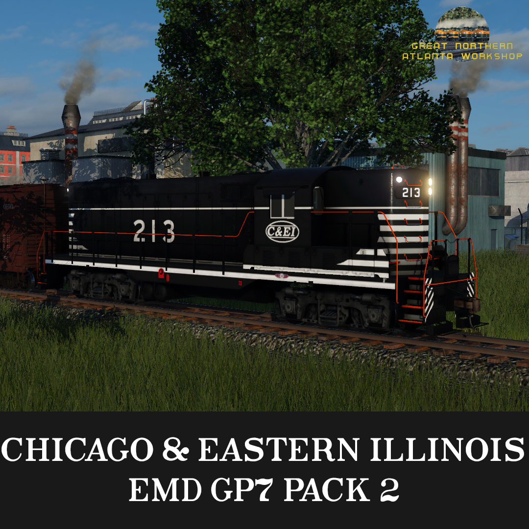 Chicago and Eastern Illinois Railroad EMD GP7 Pack 2