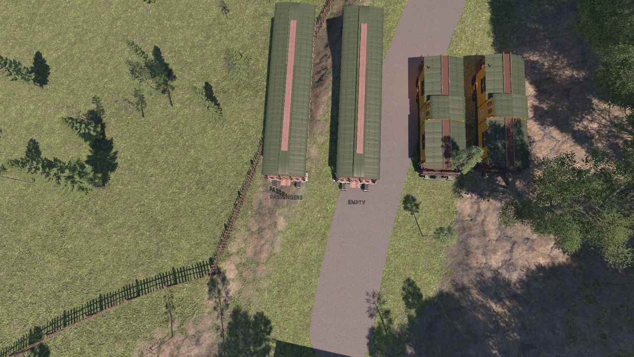 TRAIN WAGON CABOOS