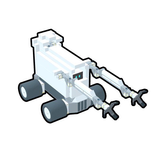 White Mesa Robot Transporter