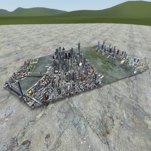 Manhattan World Trade Center Map (Prop)