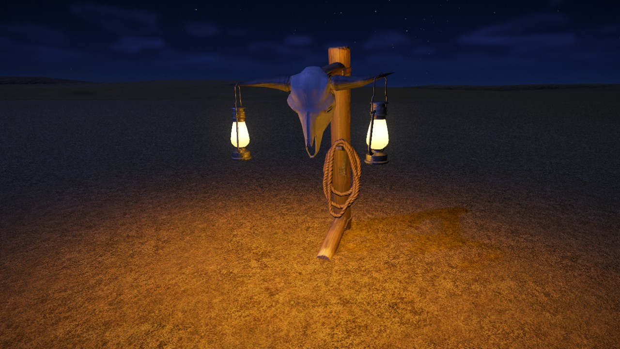 Western Lampe 2/ Lamp Wild west