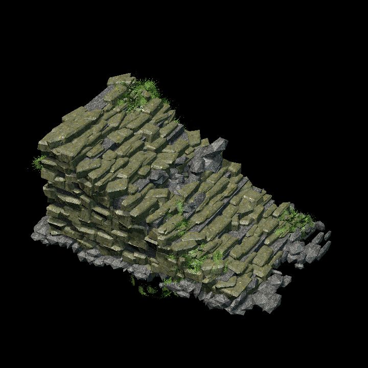Ancient crumbling stone staircase 2