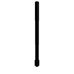 Support Post - Tall Black