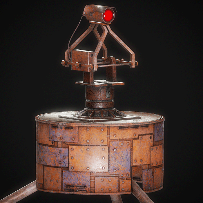 Scrap King | Auto Turret (Glow & Transparency)
