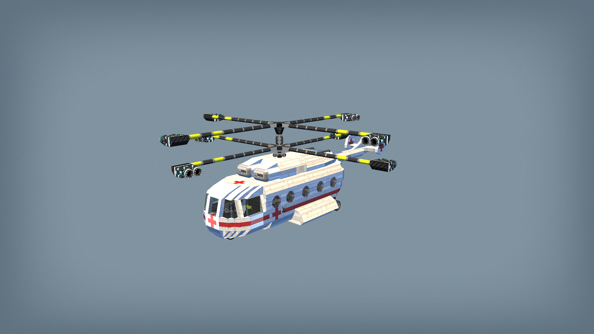 Amphibious helicopter (rescue version)