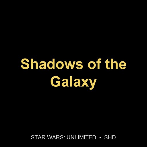 Shadows of the Galaxy