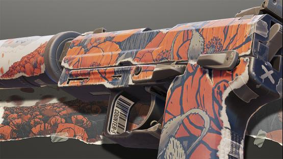 USP-S | Paper Collage (Windblown Poppies)