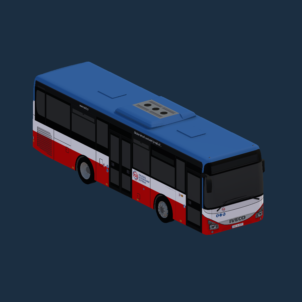 Prague - PID (old) - Iveco Crossway LE 10.8 (AST-1)