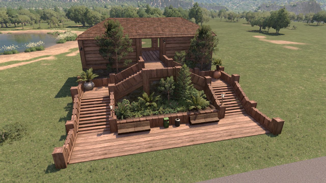 Rustic Viewing Area Large