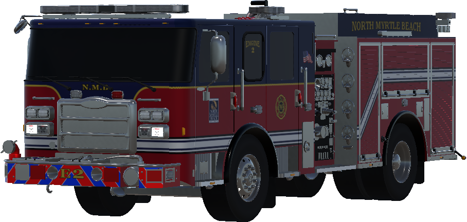 North Myrtle Beach Fire Engine 2 Pierce Enforcer [4K]