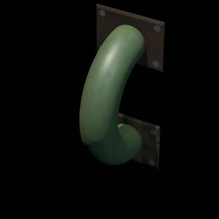 Wall pipes B - single