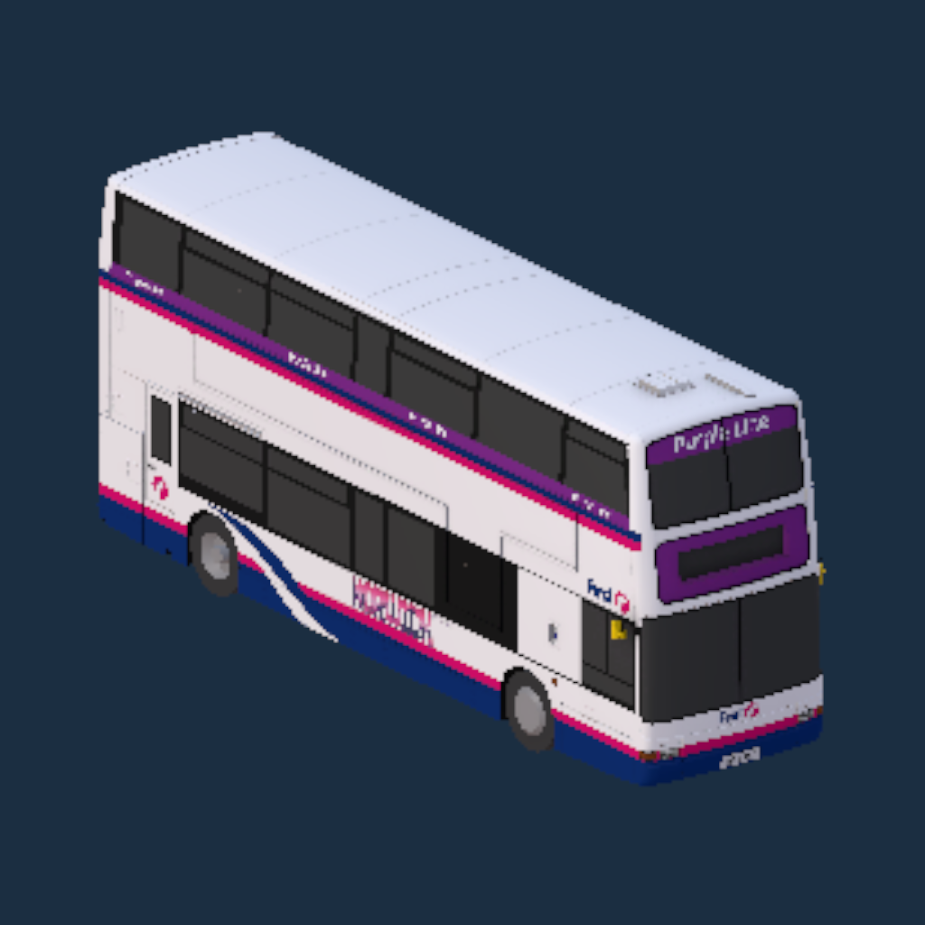 Plaxton President First Eastern Counties Norwich Network Barbie Purple Line Branded