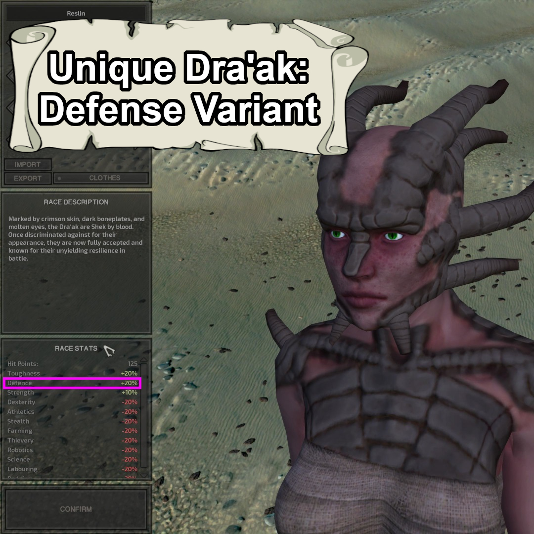 Unique Dra'ak - Defense Variant