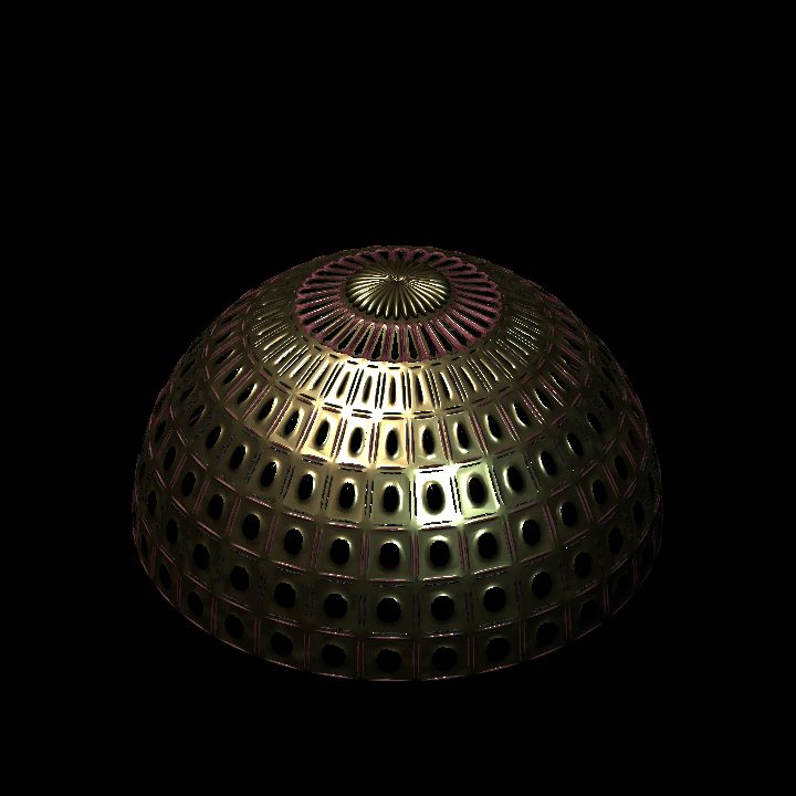 Golden dome scifi - glass