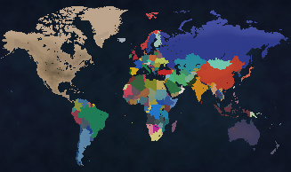 Modern World - Real Population Year: 2018 New Scenario