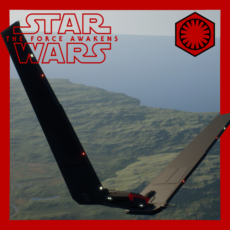Upsilon Class Command Shuttle (kylo ren's shuttle)