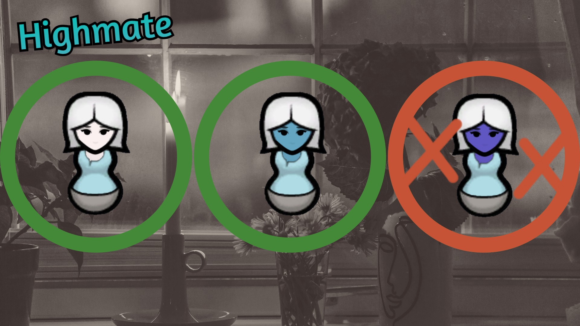 Highmate No Purple skin color ][ xenotype redalgamored