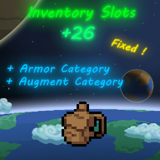 More Inventory Slots +26 +2 Categories Fixed