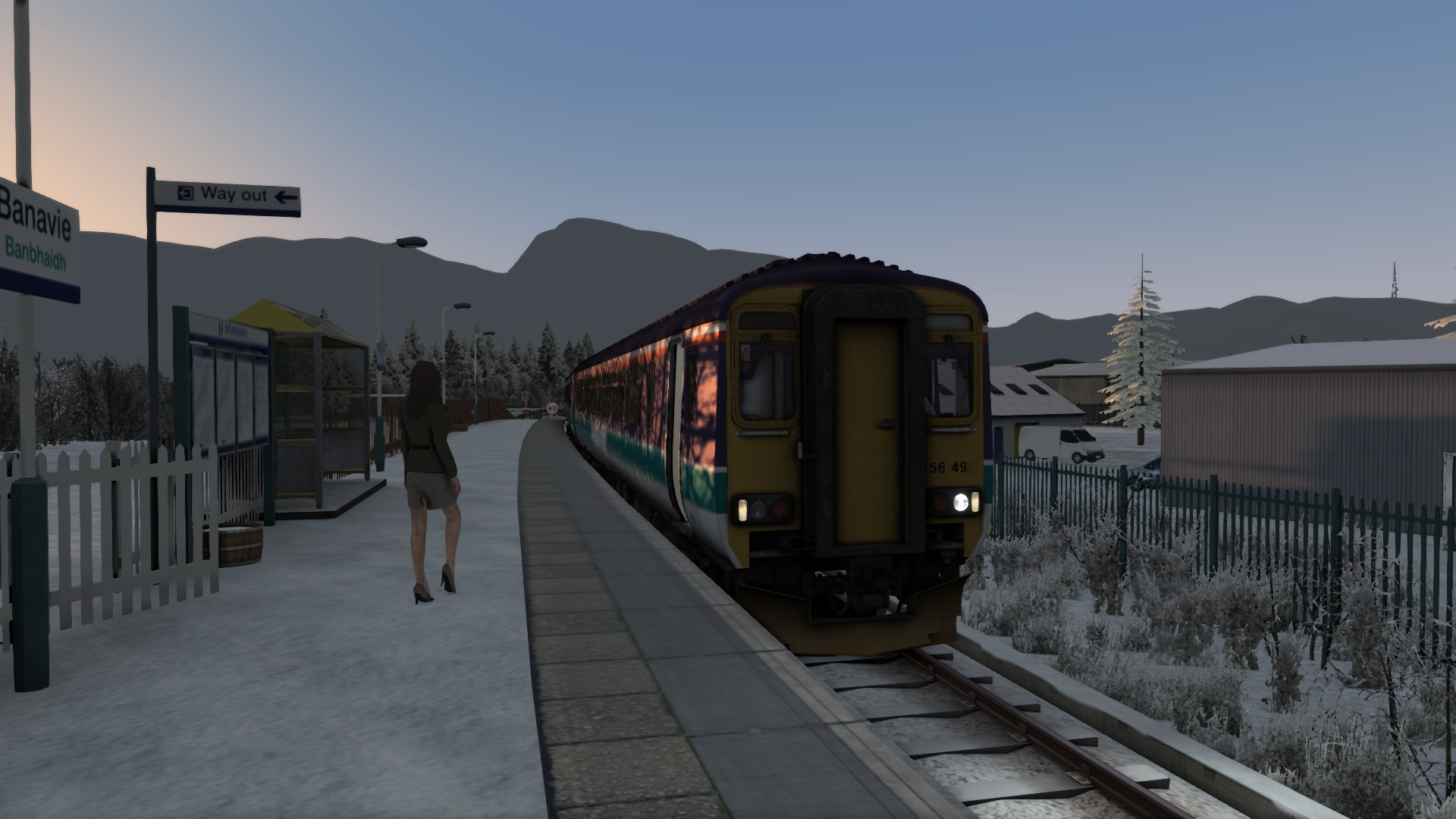 [HS]-0758 Fort William Station Sidings to Fort William/0815 Fort William to Mallaig