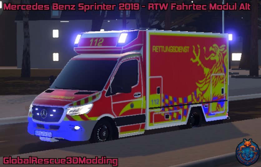 MB Sprinter 2019 Fahrtec RTW Alte Variante - Ambulance