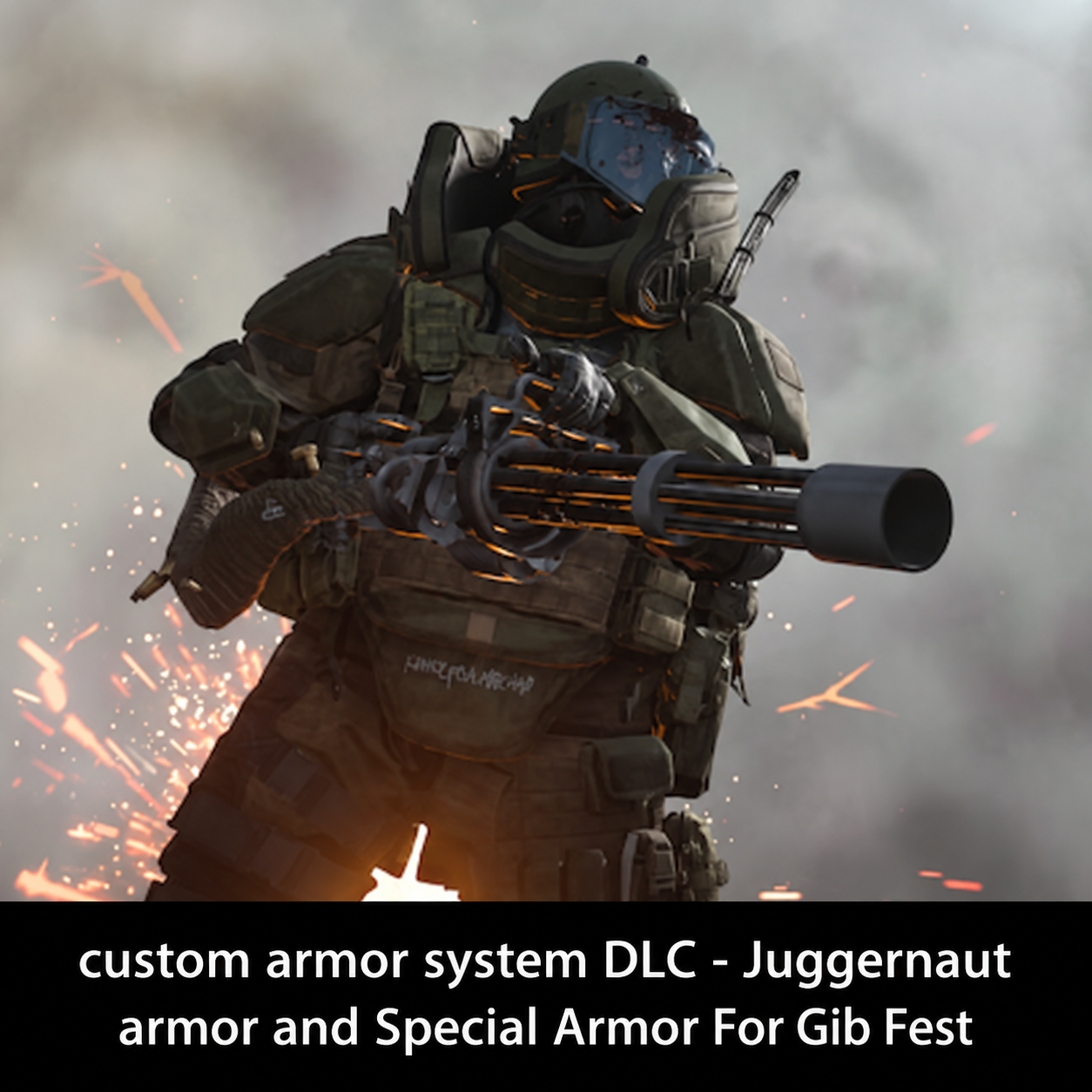 [vscript/new item]Juggernaut armor and Special Armor For Gib Fest - Custom Equipable Vest DLC