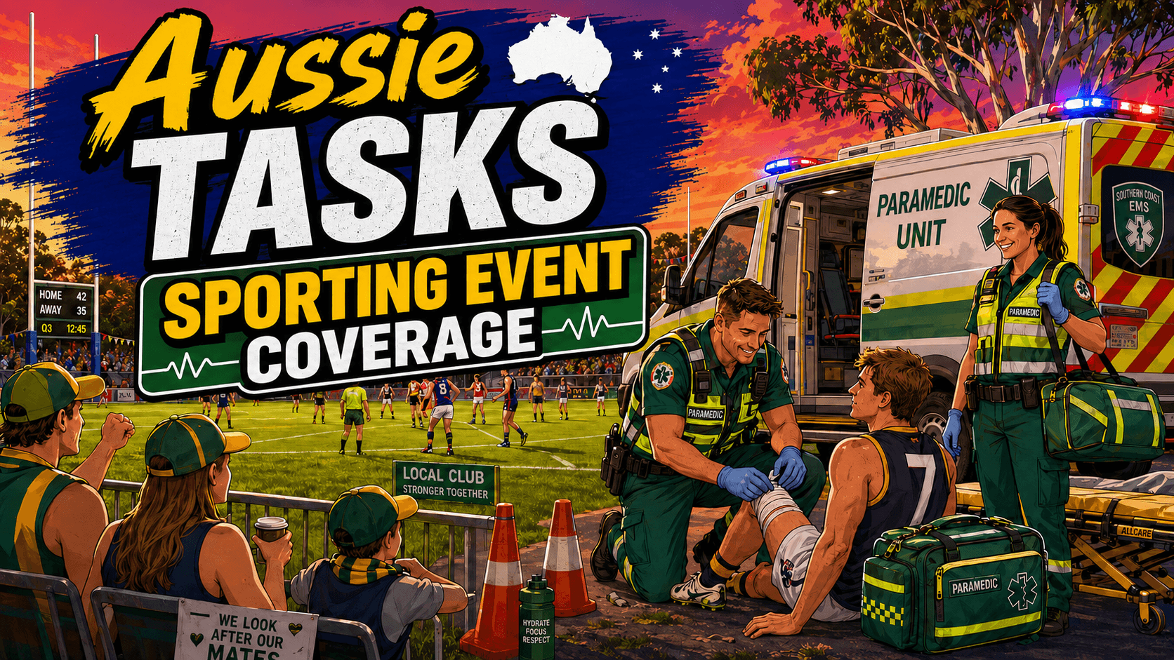 Aussie Callouts - Sporting Event Coverage